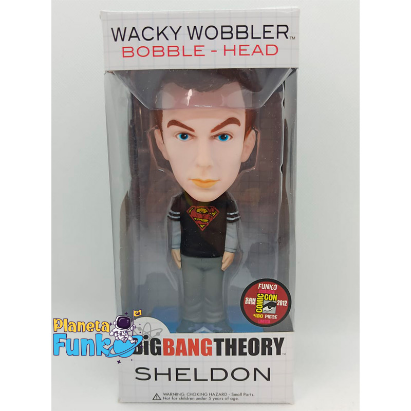 Inevitable insalubre para justificar Funko Wacky Wobbler The Big Bang Theory - SHeldon Cooper (Superman T-shirt)  SDCC - Planeta Funk