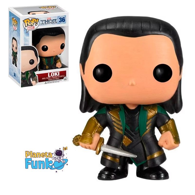 Funko Pop Marvel Loki 02 Thor movie Vaulted With Hard Protector