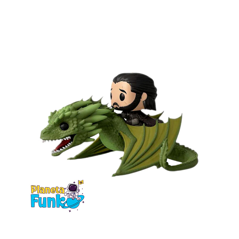 GAME OF THRONES-JON Snow with Rhaegal - Figurine POP en Vinyle à
